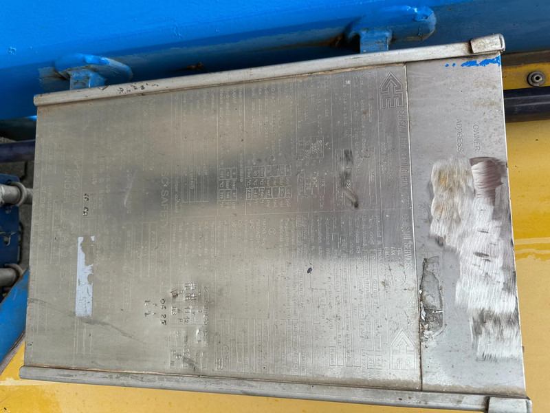 Резервуар для хранения Для транспортировки топлива Consani 25.100L / 1-COMP, 20FT ISO, UN PORTABLE T11, 2,5Y-inspection till: 02-2028: фото 17 Резервуар для хранения Для транспортировки топлива Consani 25.100L / 1-COMP, 20FT ISO, UN PORTABLE T11, 2,5Y-inspection till: 02-2028: фото 17