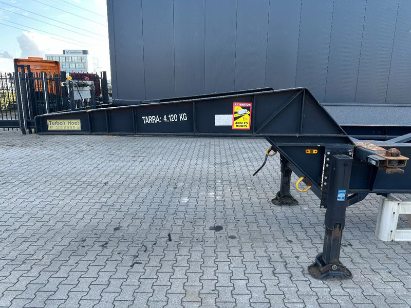 Полуприцеп-контейнеровоз/ Сменный кузов Diversen 20FT GOOSENECK ADR CHASSIS, BPW + DISC, ADR (FL, AT, OX), 4x available: фото 8
