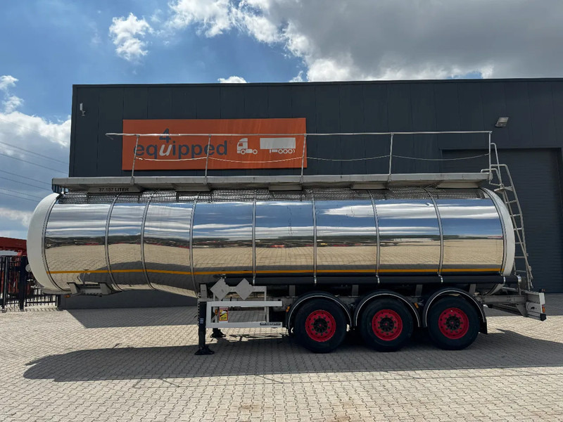 Indox 37.500L / 1-COMP /4-BAFFELS, ADR, L4BH, INOX, NL, APK 06/2026, new Saf axles - Полуприцеп-цистерна: фото 3 Indox 37.500L / 1-COMP /4-BAFFELS, ADR, L4BH, INOX, NL, APK 06/2026, new Saf axles - Полуприцеп-цистерна: фото 3