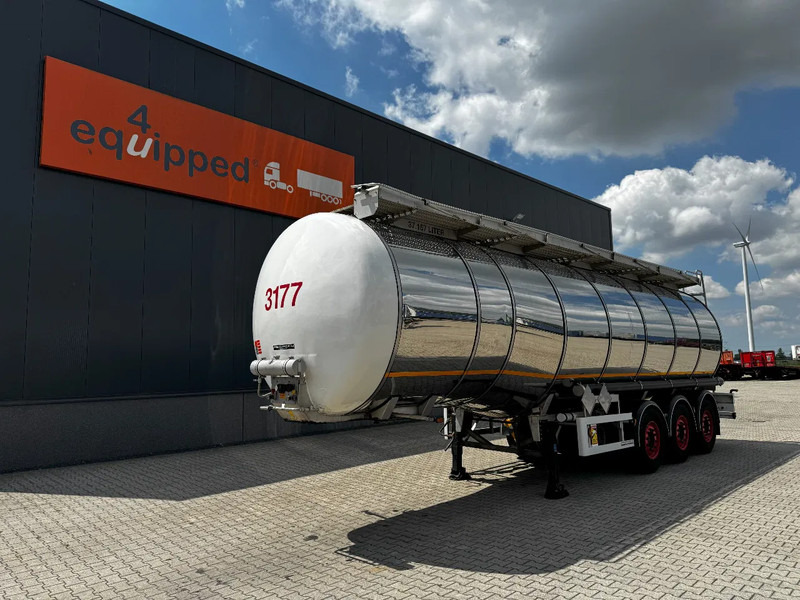 Indox 37.500L / 1-COMP /4-BAFFELS, ADR, L4BH, INOX, NL, APK 06/2026, new Saf axles - Полуприцеп-цистерна: фото 1 Indox 37.500L / 1-COMP /4-BAFFELS, ADR, L4BH, INOX, NL, APK 06/2026, new Saf axles - Полуприцеп-цистерна: фото 1