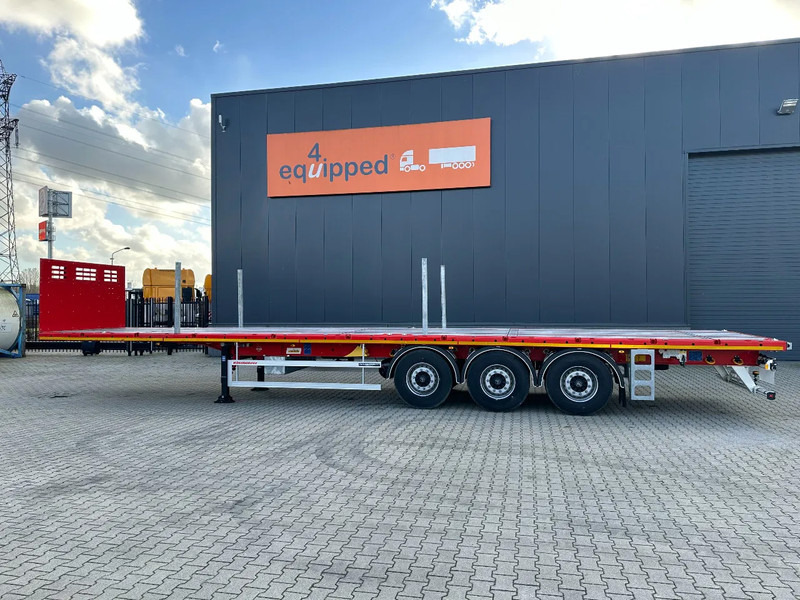 Kässbohrer NEU Heavy-Duty Platform, Heckbündig, Twistlocks (1x 40FT / 2x 20FT), ADR (EX/II, EX/III, FL, AT), Rungtasschen, Scheibebremsen - Полуприцеп бортовой/ Платформа: фото 2 Kässbohrer NEU Heavy-Duty Platform, Heckbündig, Twistlocks (1x 40FT / 2x 20FT), ADR (EX/II, EX/III, FL, AT), Rungtasschen, Scheibebremsen - Полуприцеп бортовой/ Платформа: фото 2