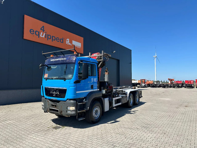 MAN TGS 33.440 6x4, EURO-5, HMF 2030 Crane + VDL HOOK, full spring, manual gearbox, MOT 03/2026 - Крюковой мультилифт, Автоманипулятор: фото 3 MAN TGS 33.440 6x4, EURO-5, HMF 2030 Crane + VDL HOOK, full spring, manual gearbox, MOT 03/2026 - Крюковой мультилифт, Автоманипулятор: фото 3