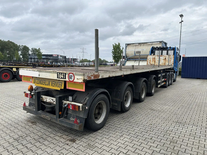 Nooteboom OVB-73-04, 73 tons Ballast trailer, 4 axles, 3 hydraulic steering axles, 75% tyres, MOT 03/2026 - Полуприцеп бортовой/ Платформа: фото 5 Nooteboom OVB-73-04, 73 tons Ballast trailer, 4 axles, 3 hydraulic steering axles, 75% tyres, MOT 03/2026 - Полуприцеп бортовой/ Платформа: фото 5