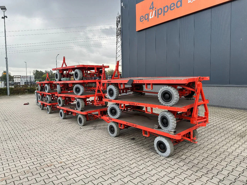 Still + 9x 2016 MAFI double-steered and connectable heavy-duty trailers with 6000kg loading capacity - Прицеп бортовой/ Платформа: фото 3 Still + 9x 2016 MAFI double-steered and connectable heavy-duty trailers with 6000kg loading capacity - Прицеп бортовой/ Платформа: фото 3