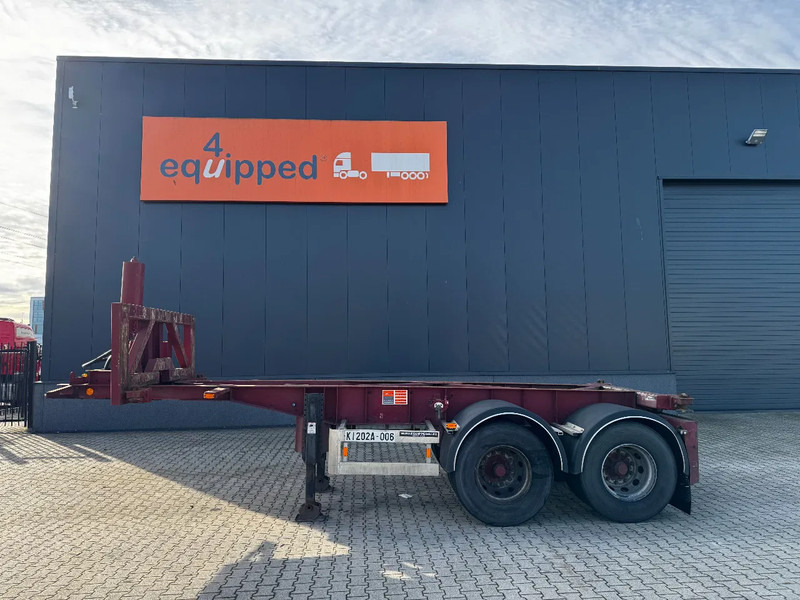 Van Hool 2 AXLE 20FT TIPPING-CHASSIS, TWIN-TIRES, BPW + DRUM, ALCOA, MOT 7/2026 - Полуприцеп-контейнеровоз/ Сменный кузов: фото 3 Van Hool 2 AXLE 20FT TIPPING-CHASSIS, TWIN-TIRES, BPW + DRUM, ALCOA, MOT 7/2026 - Полуприцеп-контейнеровоз/ Сменный кузов: фото 3