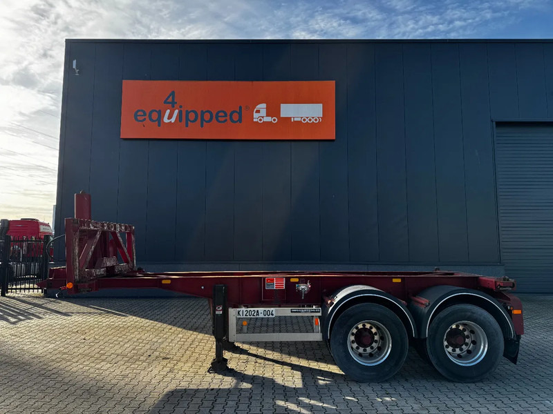 Van Hool 2 AXLE 20FT TIPPING-CHASSIS, TWIN-TIRES, BPW + DRUM, ALCOA - Полуприцеп-контейнеровоз/ Сменный кузов: фото 2 Van Hool 2 AXLE 20FT TIPPING-CHASSIS, TWIN-TIRES, BPW + DRUM, ALCOA - Полуприцеп-контейнеровоз/ Сменный кузов: фото 2