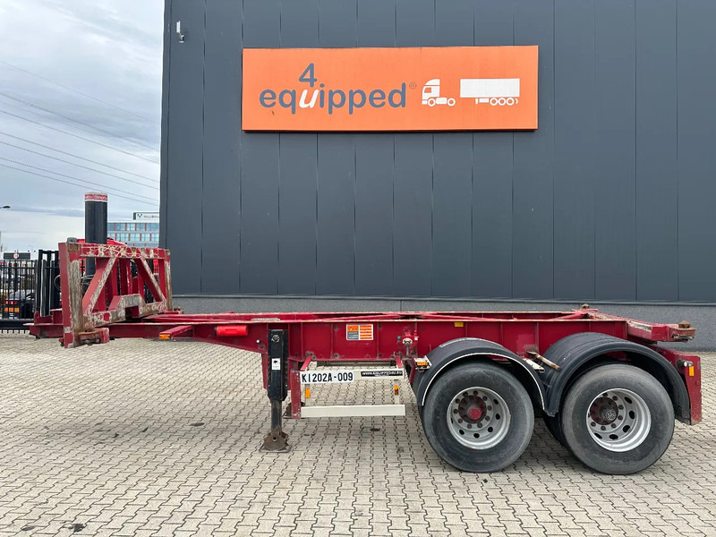 Van Hool 2 AXLE 20FT TIPPING-CHASSIS, TWIN-TIRES, BPW + DRUM, ALCOA - Полуприцеп-контейнеровоз/ Сменный кузов: фото 2 Van Hool 2 AXLE 20FT TIPPING-CHASSIS, TWIN-TIRES, BPW + DRUM, ALCOA - Полуприцеп-контейнеровоз/ Сменный кузов: фото 2