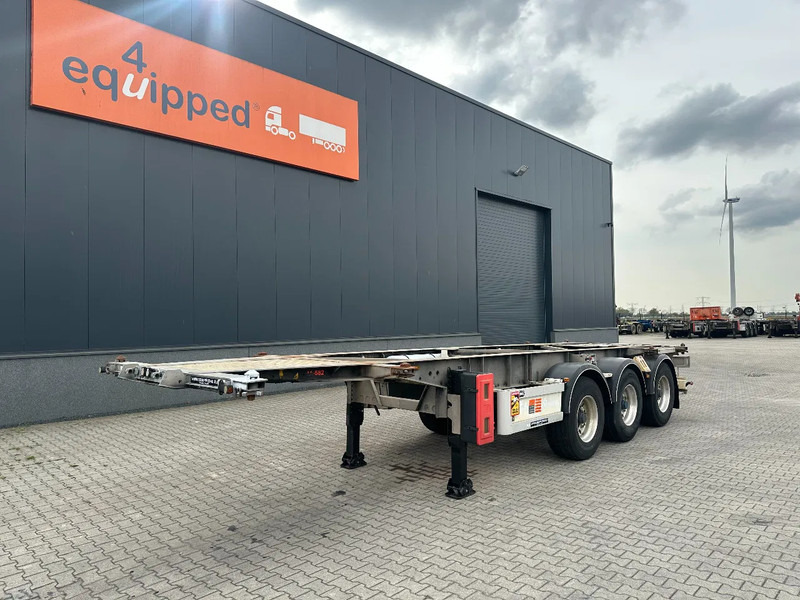 Van Hool 20FT ADR (EX/II, EX/III, FL, AT), BPW + drumbrakes, 2 liftaxles, galvanized, ALCOA, NL-Chassis - Полуприцеп-контейнеровоз/ Сменный кузов: фото 1 Van Hool 20FT ADR (EX/II, EX/III, FL, AT), BPW + drumbrakes, 2 liftaxles, galvanized, ALCOA, NL-Chassis - Полуприцеп-контейнеровоз/ Сменный кузов: фото 1