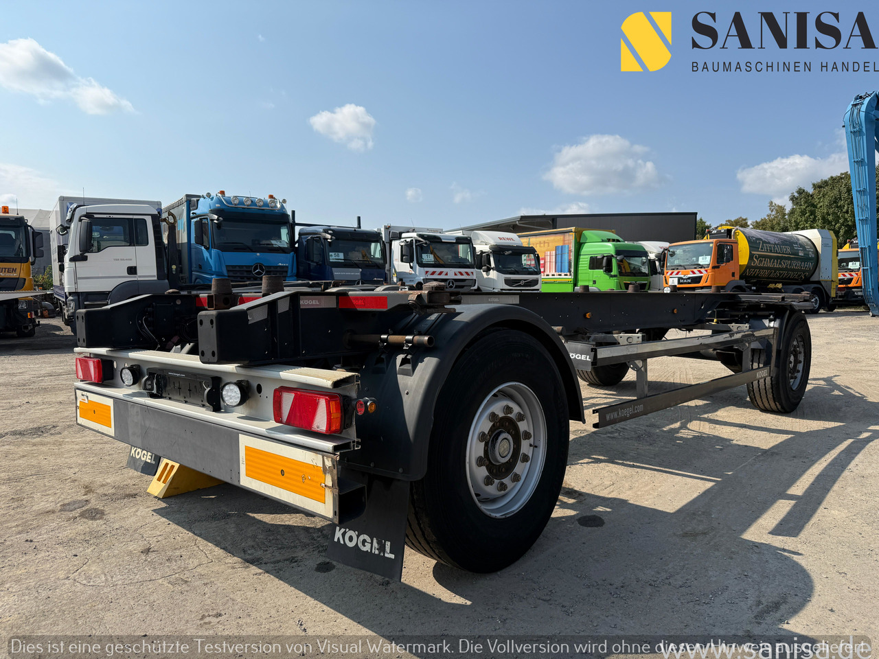 KÖGEL AW18/Wechselfahrgestell/BDF/Pneumatik - Шасси прицеп: фото 4 KÖGEL AW18/Wechselfahrgestell/BDF/Pneumatik - Шасси прицеп: фото 4