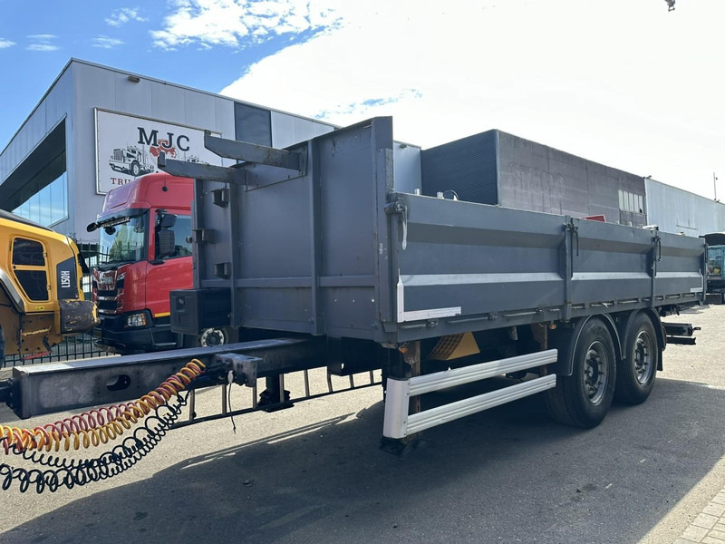 A&D ZA 18 2-AS AANHANGER - 6m50 - GROTE WIELEN - BELGISCHE PAPIEREN - LUCHTVERING / AIR SUSPENSION - Прицеп бортовой/ Платформа: фото 4 A&D ZA 18 2-AS AANHANGER - 6m50 - GROTE WIELEN - BELGISCHE PAPIEREN - LUCHTVERING / AIR SUSPENSION - Прицеп бортовой/ Платформа: фото 4