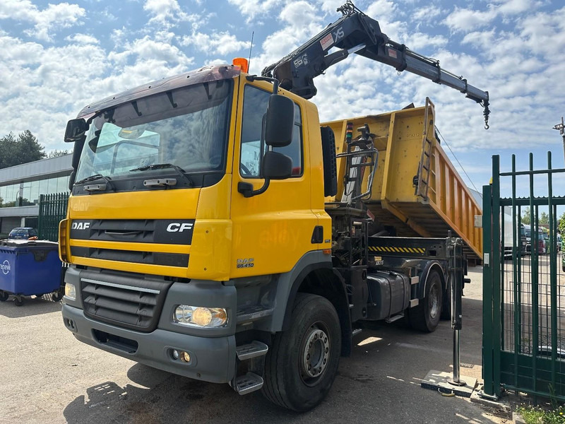 DAF CF 85.410 6X4 21T HOOKLIFT + CRANE HIAB 166-3 HIPRO + ROTATOR - 5/6F - RETARDER - TÜV 10/2025 - EURO 5 - BE TRUCK - Крюковой мультилифт, Автоманипулятор: фото 4 DAF CF 85.410 6X4 21T HOOKLIFT + CRANE HIAB 166-3 HIPRO + ROTATOR - 5/6F - RETARDER - TÜV 10/2025 - EURO 5 - BE TRUCK - Крюковой мультилифт, Автоманипулятор: фото 4