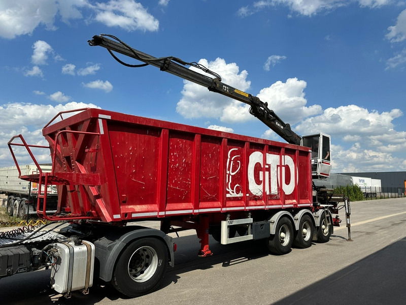 LAG 3-AXLES ALU BOX + CRANE JONSORED 1090 DT-CORTO + CABIN - 2x EXTENDABLE - 5/6 F - BELGIAN PAPERS - Полуприцеп бортовой/ Платформа: фото 4 LAG 3-AXLES ALU BOX + CRANE JONSORED 1090 DT-CORTO + CABIN - 2x EXTENDABLE - 5/6 F - BELGIAN PAPERS - Полуприцеп бортовой/ Платформа: фото 4