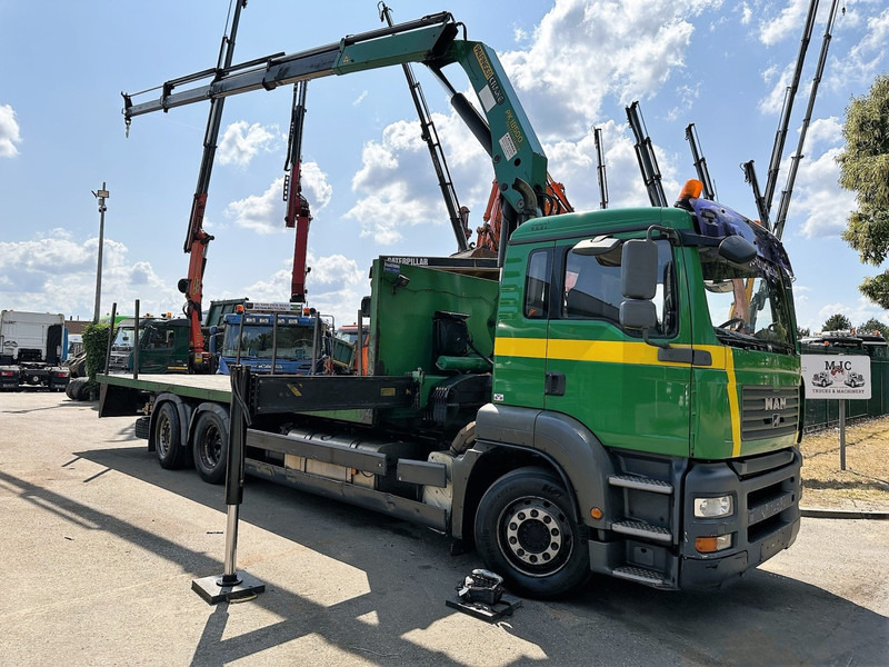 MAN TGA 26.360 6X2 BL + CRANE PALFINGER PK 18500 (4x) - LIFT + STEERING AXLE - PLATFORM 7m75 - MANUAL GEARBOX - Автоманипулятор: фото 1 MAN TGA 26.360 6X2 BL + CRANE PALFINGER PK 18500 (4x) - LIFT + STEERING AXLE - PLATFORM 7m75 - MANUAL GEARBOX - Автоманипулятор: фото 1