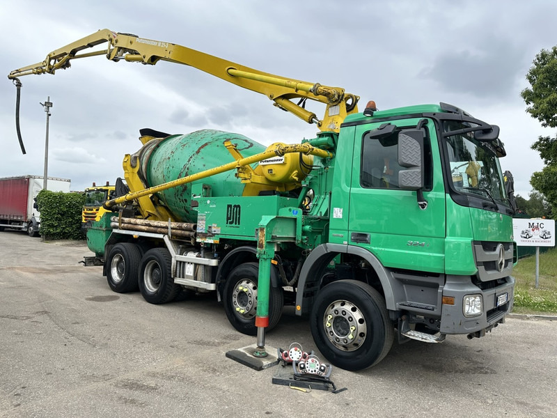Mercedes-Benz ACTROS 3241 8x4 PUMI PM M 21-3 (21m) Putzmeister - *238.000km* / 1586H - EPS - BLADVERING / NAAFREDUCTIE - Автобетоносмеситель: фото 2 Mercedes-Benz ACTROS 3241 8x4 PUMI PM M 21-3 (21m) Putzmeister - *238.000km* / 1586H - EPS - BLADVERING / NAAFREDUCTIE - Автобетоносмеситель: фото 2