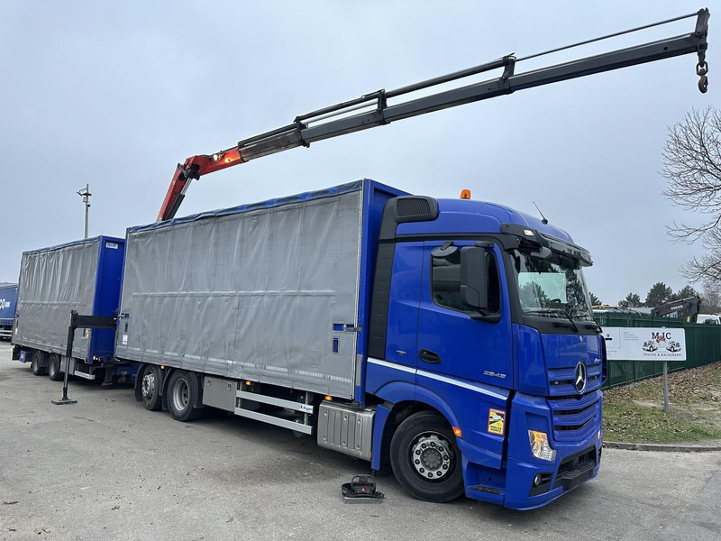 Mercedes-Benz Actros 2645 6x2 105m³ JUMBO + RETARDER + KRAN PALFINGER PK 19.001 SLD (4x) + RADIO - *FULL AIR* - FRIGO - EURO 6 - SAF AXLES - BELGIAN TRUCK - Грузовик с закрытым кузовом, Автоманипулятор: фото 2 Mercedes-Benz Actros 2645 6x2 105m³ JUMBO + RETARDER + KRAN PALFINGER PK 19.001 SLD (4x) + RADIO - *FULL AIR* - FRIGO - EURO 6 - SAF AXLES - BELGIAN TRUCK - Грузовик с закрытым кузовом, Автоманипулятор: фото 2