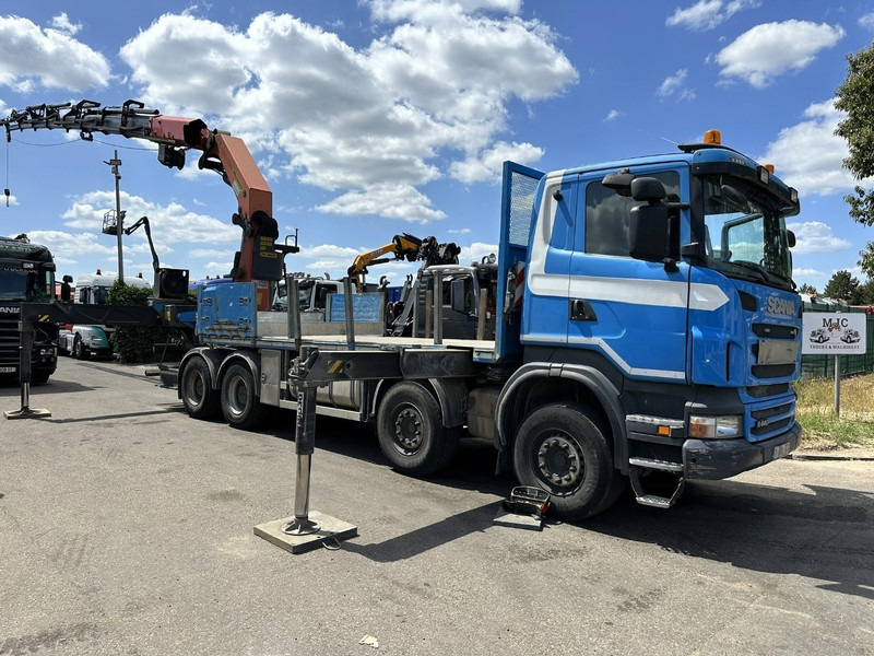 Scania G440 8x4 + (25m!) CRANE PALFINGER PK78002 SH G 8x + WINCH - PLATFORM 6m25 - MANUAL - HUB REDUCTION - STEEL SPRING - EURO 5 - BE TRUCK - Автоманипулятор: фото 1 Scania G440 8x4 + (25m!) CRANE PALFINGER PK78002 SH G 8x + WINCH - PLATFORM 6m25 - MANUAL - HUB REDUCTION - STEEL SPRING - EURO 5 - BE TRUCK - Автоманипулятор: фото 1