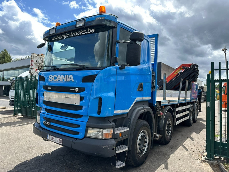 Scania G440 8x4 + (26.5m!) CRANE PALFINGER PK78002 SH G 8x + 1 + WINCH - PLATFORM 6m25 - MANUAL - HUB REDUCTION - STEEL SPRING - EURO 5 - BE TRUCK - Автоманипулятор: фото 3 Scania G440 8x4 + (26.5m!) CRANE PALFINGER PK78002 SH G 8x + 1 + WINCH - PLATFORM 6m25 - MANUAL - HUB REDUCTION - STEEL SPRING - EURO 5 - BE TRUCK - Автоманипулятор: фото 3