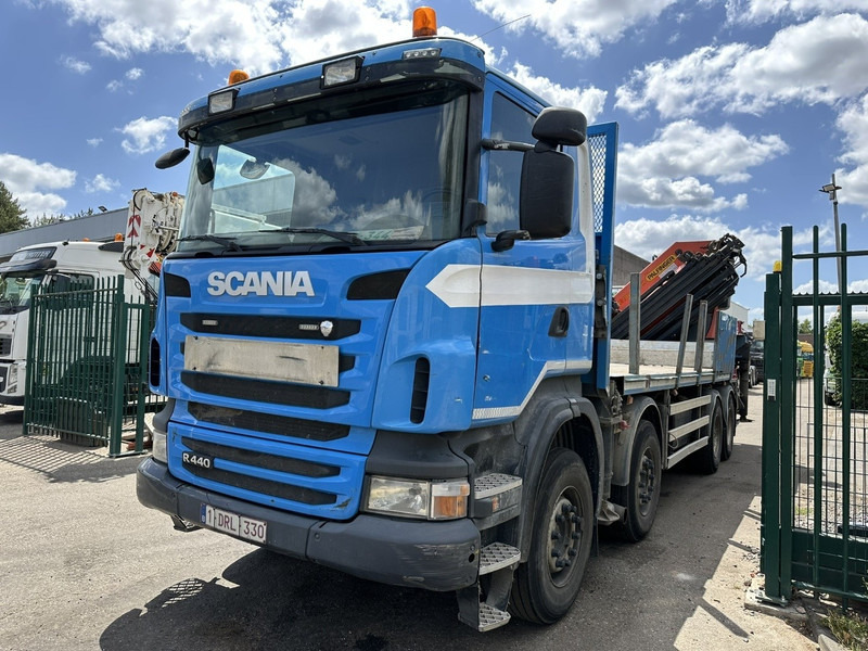 Scania G440 8x4 PRITSCHE + (25m!) KRAN PALFINGER PK78002 SH G 8x + WINCH - PLATFORM 6m25 - SCHALT - AP ACHSEN - BLATT - EURO 5 - BELGISCHE - Грузовик бортовой/ Платформа, Автоманипулятор: фото 4 Scania G440 8x4 PRITSCHE + (25m!) KRAN PALFINGER PK78002 SH G 8x + WINCH - PLATFORM 6m25 - SCHALT - AP ACHSEN - BLATT - EURO 5 - BELGISCHE - Грузовик бортовой/ Платформа, Автоманипулятор: фото 4