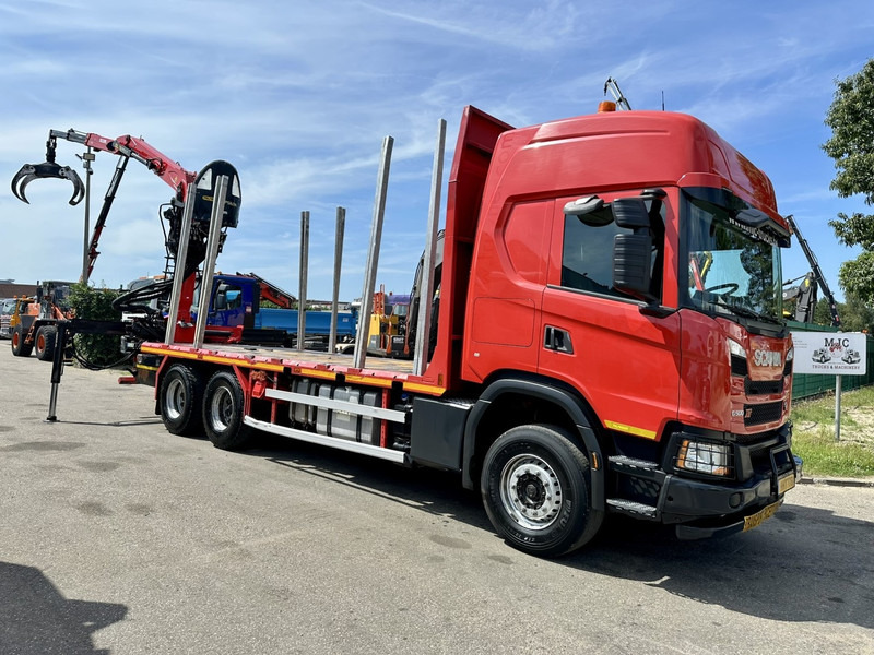 Scania G500 XT 6x4 WOOD / TIMBER / HOLZ CRANE PALFINGER EPSILON Q150Z + RETARDER - FULL AIR SUSP. - BE TRUCK - Грузовик бортовой/ Платформа, Автоманипулятор: фото 2 Scania G500 XT 6x4 WOOD / TIMBER / HOLZ CRANE PALFINGER EPSILON Q150Z + RETARDER - FULL AIR SUSP. - BE TRUCK - Грузовик бортовой/ Платформа, Автоманипулятор: фото 2