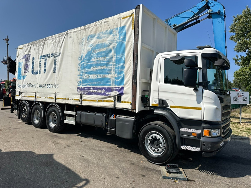 Scania P410 8x4 TRIDEM PRITSCHE PLANE + KRAN HIAB 244 EP-4 HIDUO - RETARDER - LIFT + STEERING AXLE - *327.000km* - RADIO - Тентованный грузовик, Автоманипулятор: фото 3 Scania P410 8x4 TRIDEM PRITSCHE PLANE + KRAN HIAB 244 EP-4 HIDUO - RETARDER - LIFT + STEERING AXLE - *327.000km* - RADIO - Тентованный грузовик, Автоманипулятор: фото 3
