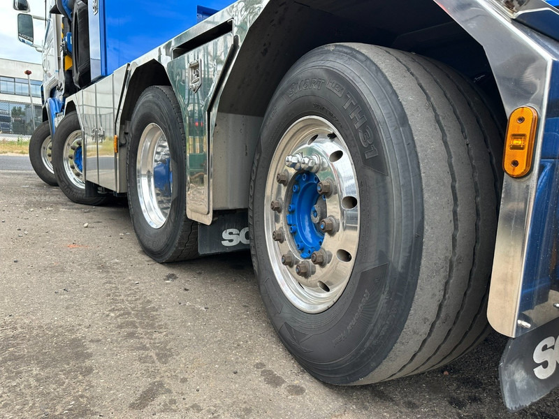 Автоманипулятор Scania R500 8x2 + CRANE 100Tm! PALFINGER PK100002 G 8x + 1 ME - RETARDER - ALCOA DURA BRIGHT - LIFT + STEERING - 5/6 HYDR F - TÜV 05/2026 - TOP CONDITION: фото 13