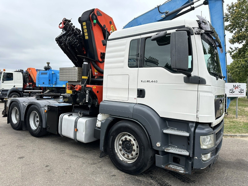 MAN TGS 26.440 6X4 SZM + (22m) KRAN PALFINGER PK62002 E 6x H + 1ME - RETARDER - EURO 5 - BE TRUCK - Тягач: фото 1 MAN TGS 26.440 6X4 SZM + (22m) KRAN PALFINGER PK62002 E 6x H + 1ME - RETARDER - EURO 5 - BE TRUCK - Тягач: фото 1
