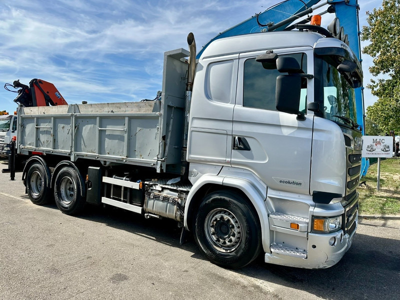 Scania R520 6x4 TRACTOR + TIPPER + CRANE PALFINGER PK 15002 A - RETARDER - *FULL AIR* - EUR 6 - BE TRUCK - Тягач: фото 4 Scania R520 6x4 TRACTOR + TIPPER + CRANE PALFINGER PK 15002 A - RETARDER - *FULL AIR* - EUR 6 - BE TRUCK - Тягач: фото 4