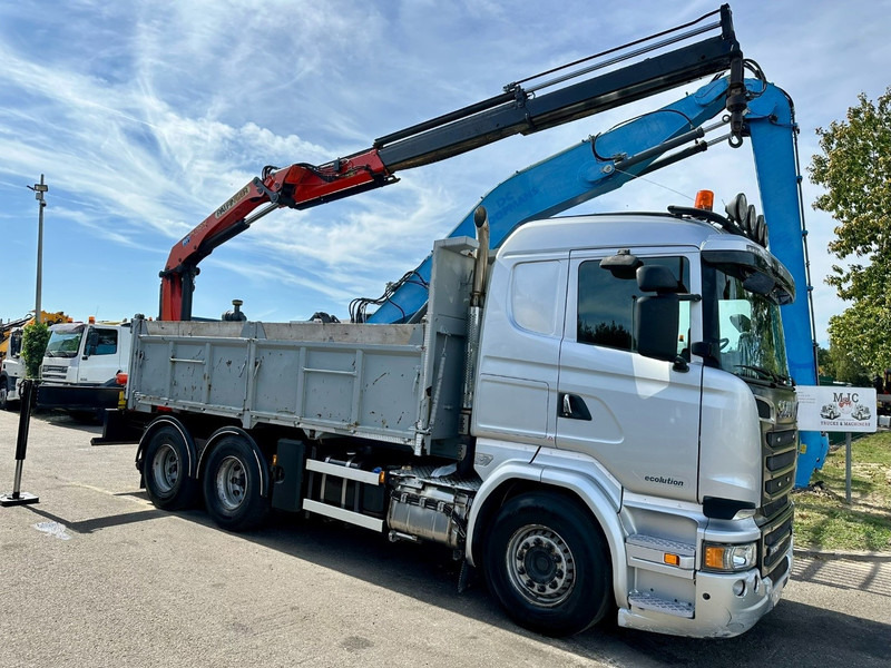 Scania R520 6x4 TRACTOR + TIPPER + CRANE PALFINGER PK 15002 A - RETARDER - *FULL AIR* - EUR 6 - BE TRUCK - Тягач: фото 5 Scania R520 6x4 TRACTOR + TIPPER + CRANE PALFINGER PK 15002 A - RETARDER - *FULL AIR* - EUR 6 - BE TRUCK - Тягач: фото 5
