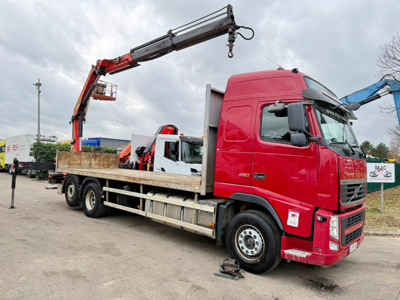 Volvo FH 460 6x2 + CRANE PALFINGER PK18002 EH + RADIO + ROTATOR - LIFT + STEERING AXLE - TÜV 04/2026 - A/C - PLATFORM 7m50 - I-SHIFT - EURO 5 - Автоманипулятор: фото 1 Volvo FH 460 6x2 + CRANE PALFINGER PK18002 EH + RADIO + ROTATOR - LIFT + STEERING AXLE - TÜV 04/2026 - A/C - PLATFORM 7m50 - I-SHIFT - EURO 5 - Автоманипулятор: фото 1