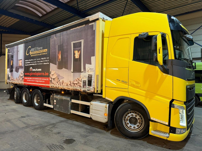 Volvo FH 460 8x4 TRIDEM CURTAINSIDE BOX 8m50 / BDF / SILO COMPRESSOR - *FULL AIR* - EURO 6 - LIFT + STEERING AXLE - BE TRUCK - Тентованный грузовик: фото 3 Volvo FH 460 8x4 TRIDEM CURTAINSIDE BOX 8m50 / BDF / SILO COMPRESSOR - *FULL AIR* - EURO 6 - LIFT + STEERING AXLE - BE TRUCK - Тентованный грузовик: фото 3