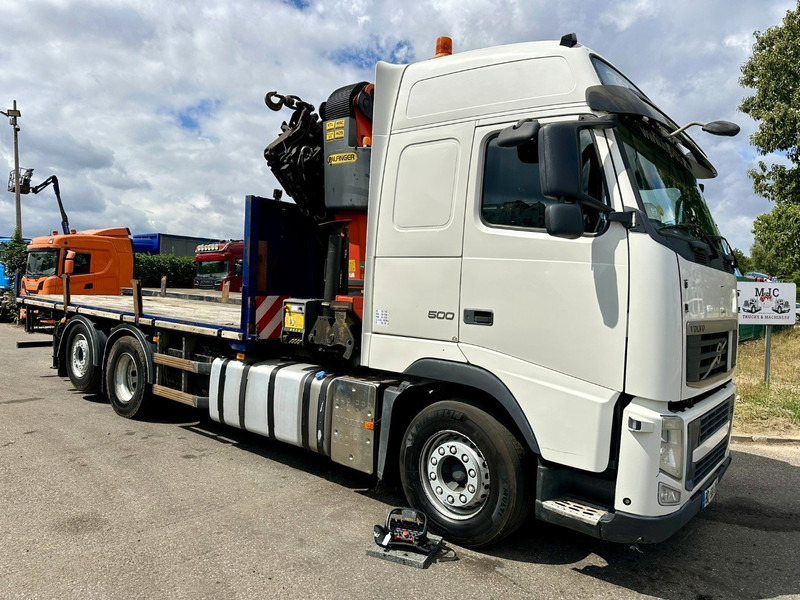 Volvo FH 500 6X2 PRITSCHE + KRAN PALFINGER PK50002 E 6x - RETARDER - PLATFORM 6m20 - TWISTLOCKS 20' - 561.000km - EURO 5 - Грузовик бортовой/ Платформа, Автоманипулятор: фото 1 Volvo FH 500 6X2 PRITSCHE + KRAN PALFINGER PK50002 E 6x - RETARDER - PLATFORM 6m20 - TWISTLOCKS 20' - 561.000km - EURO 5 - Грузовик бортовой/ Платформа, Автоманипулятор: фото 1
