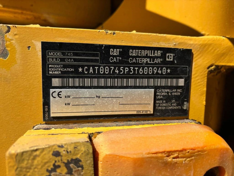 Cat 745 04A - Сочленённый самосвал: фото 4 Cat 745 04A - Сочленённый самосвал: фото 4