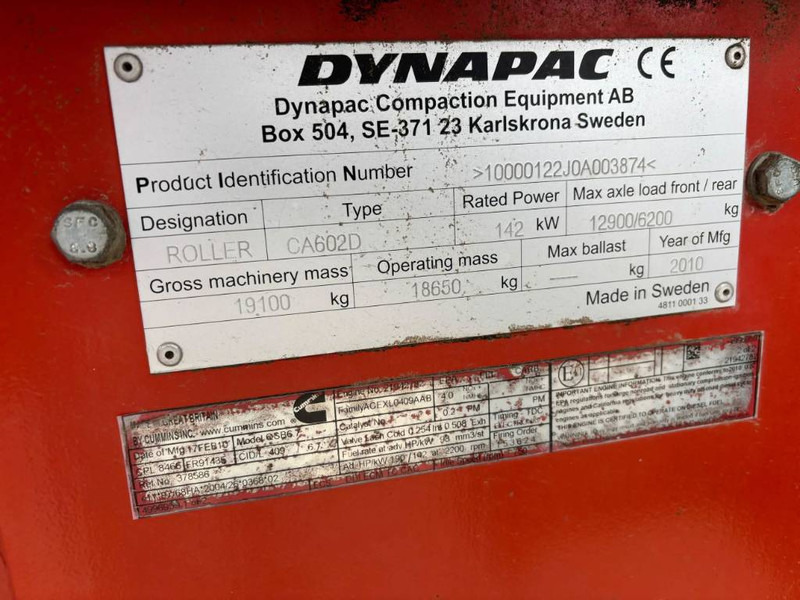 Компактор Dynapac CA 602 D: фото 7