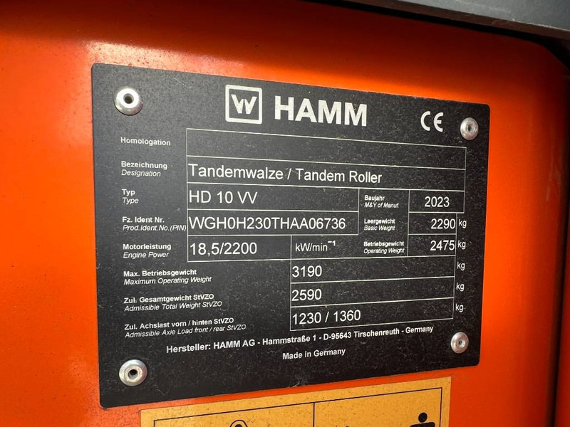 Новый Каток Hamm HD10 VV: фото 11