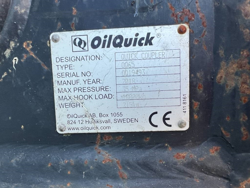 Сцепное устройство для Строительной техники OilQuick OQ65 - M314F / M316F / M318F: фото 14