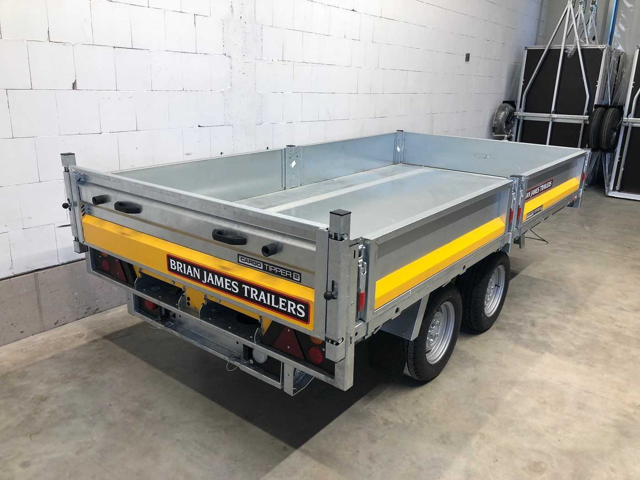 Новый Самосвальный прицеп BRIAN_JAMES Cargo Tipper 2 2-Achser Pendel Rückwärtskipper: фото 12