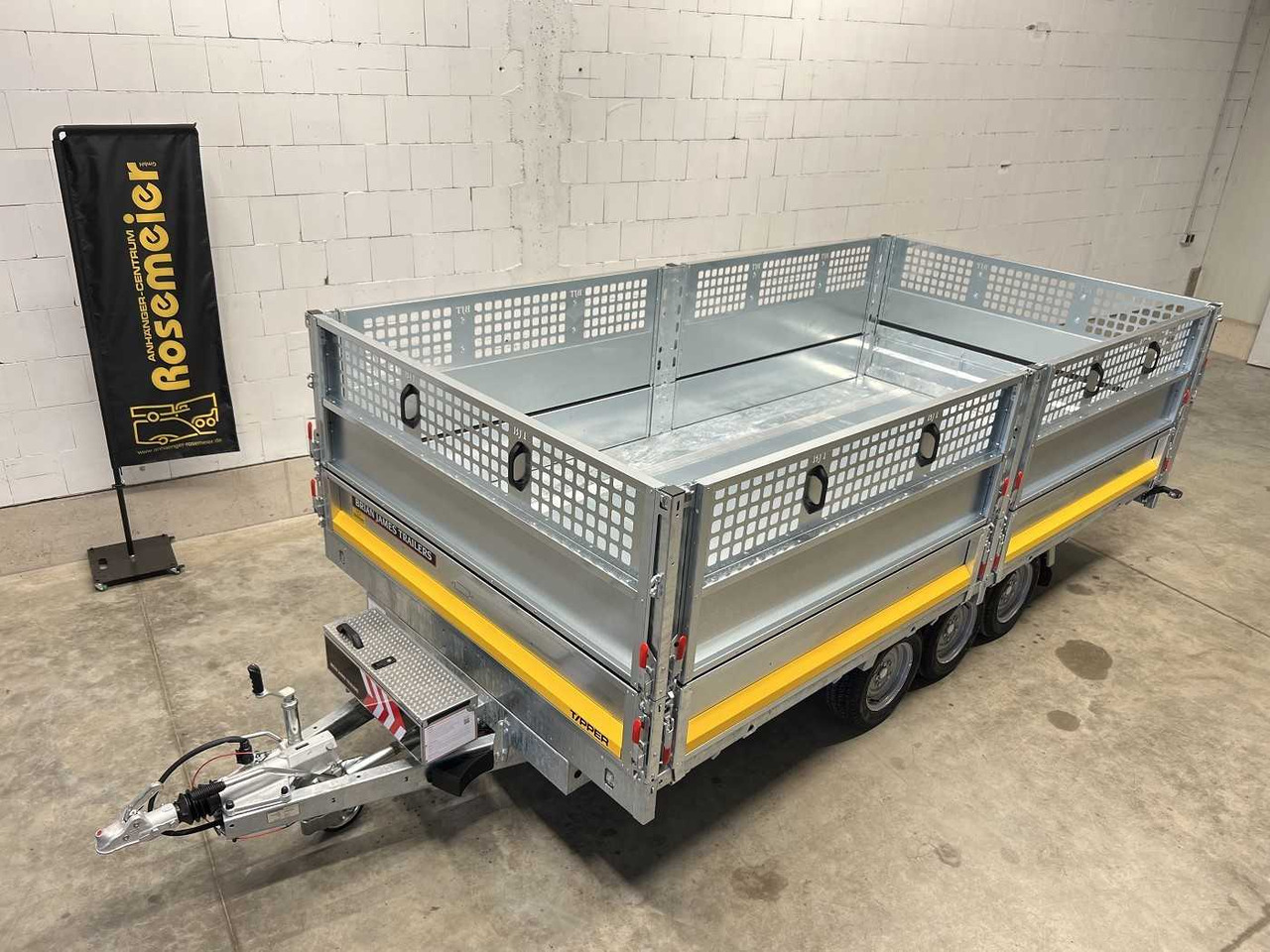 Новый Самосвальный прицеп BRIAN_JAMES Cargo Tipper 2 3-Achser Gitter Rückwärtskipper: фото 30