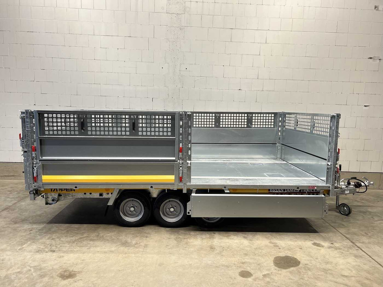 Новый Самосвальный прицеп BRIAN_JAMES Cargo Tipper 2 3-Achser Gitter Rückwärtskipper: фото 15