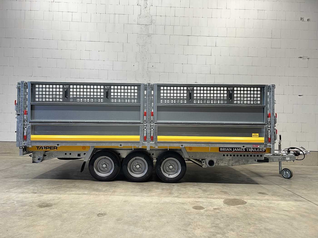 Новый Самосвальный прицеп BRIAN_JAMES Cargo Tipper 2 3-Achser Gitter Rückwärtskipper: фото 7
