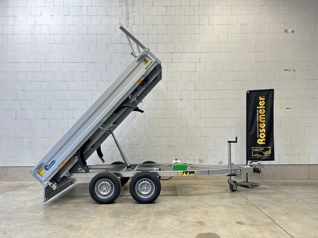 CHEVAL LIBERTE DEBON PW1.2E Lux E-Pumpe Rückwärtskipper - Самосвальный прицеп: фото 1 CHEVAL LIBERTE DEBON PW1.2E Lux E-Pumpe Rückwärtskipper - Самосвальный прицеп: фото 1