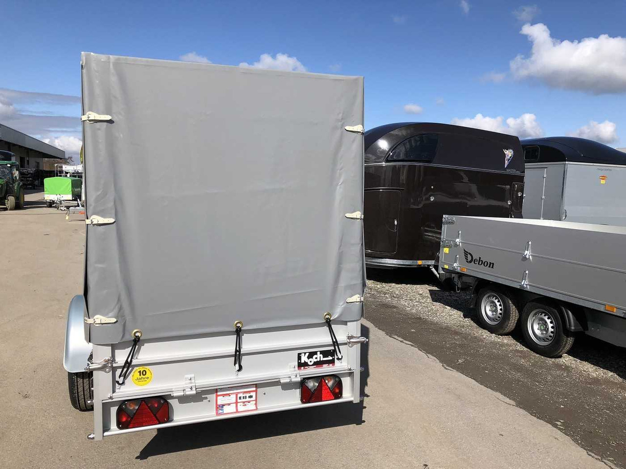 KOCH U4 mit Plane 1100 grau Kastenanhänger ungebremst - Прицеп для легкового автомобиля: фото 5 KOCH U4 mit Plane 1100 grau Kastenanhänger ungebremst - Прицеп для легкового автомобиля: фото 5