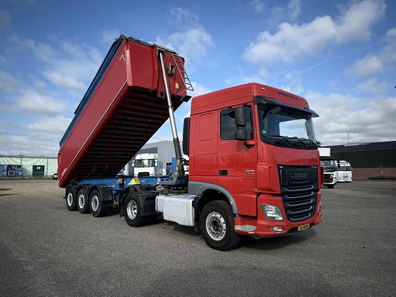 DAF XF 440 XF440 4X2 Komplett mit 2015 Schmitz Alu 27m3 Kipper €21899,- - Тягач: фото 2 DAF XF 440 XF440 4X2 Komplett mit 2015 Schmitz Alu 27m3 Kipper €21899,- - Тягач: фото 2