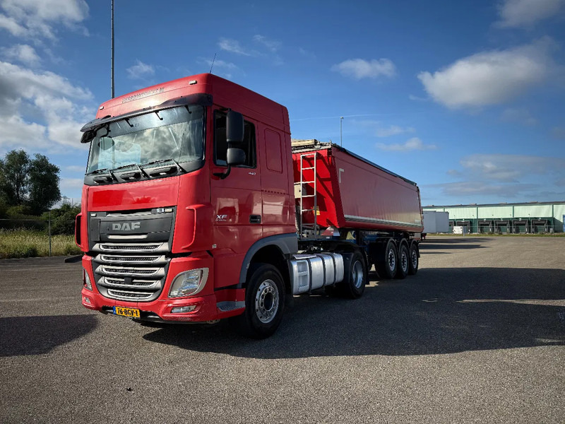 DAF XF 440 XF440 4X2 Komplett mit 2015 Schmitz Alu 27m3 Kipper €21899,- - Тягач: фото 4 DAF XF 440 XF440 4X2 Komplett mit 2015 Schmitz Alu 27m3 Kipper €21899,- - Тягач: фото 4