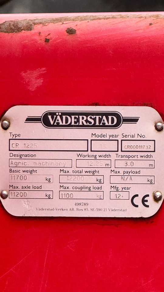 Väderstad Carrier 1225 # CrossCutter#neue Steelrunner - Дисковая борона: фото 2 Väderstad Carrier 1225 # CrossCutter#neue Steelrunner - Дисковая борона: фото 2