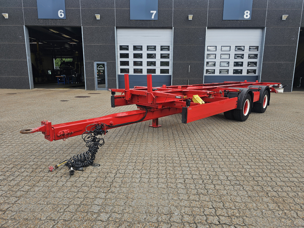 Krone 2 Aksl. Kærre - Прицеп-контейнеровоз/ Сменный кузов: фото 1 Krone 2 Aksl. Kærre - Прицеп-контейнеровоз/ Сменный кузов: фото 1