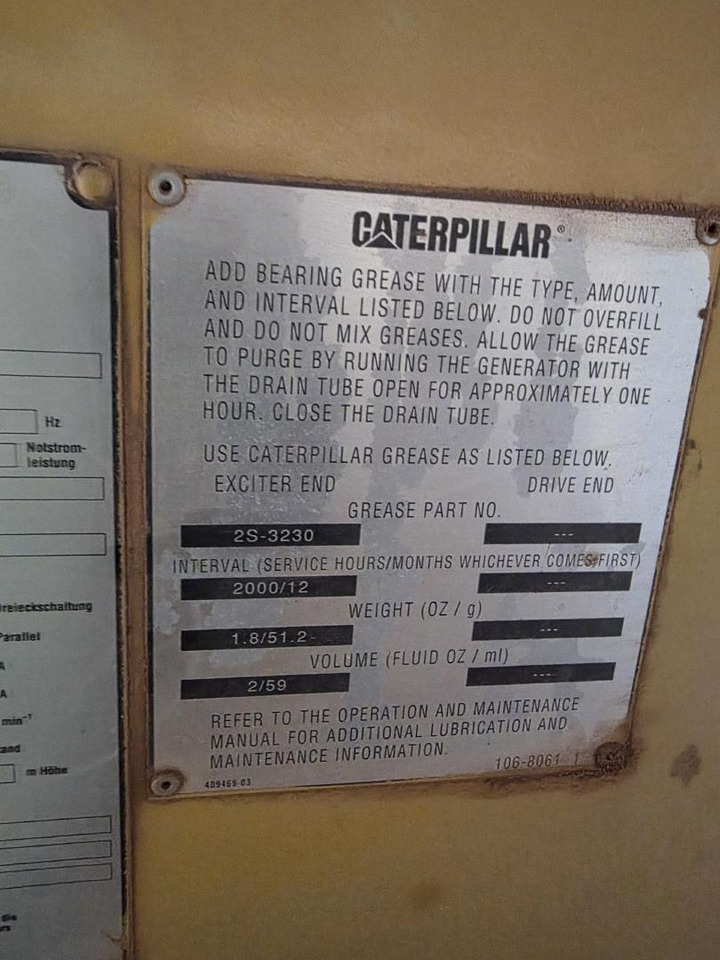 Электрогенератор Caterpillar 1020 KW Stromagregat 1275 KVA: фото 7