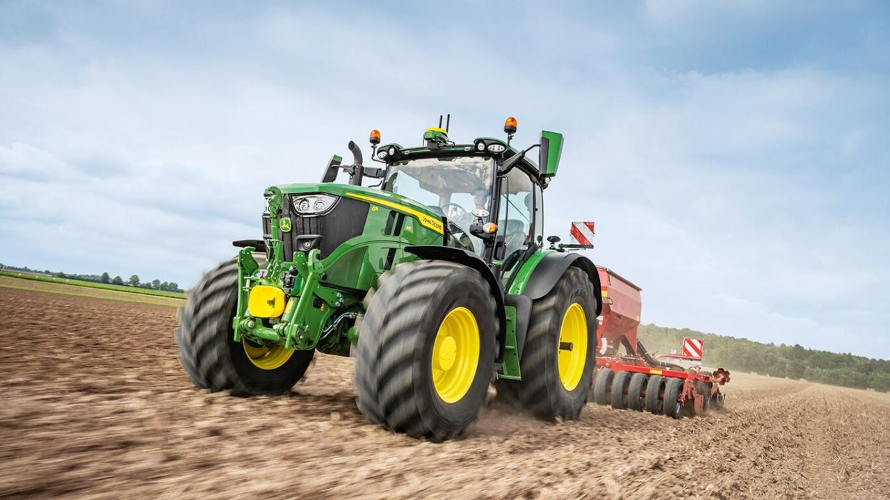 John Deere 6R185 Power Gard - Трактор: фото 1 John Deere 6R185 Power Gard - Трактор: фото 1