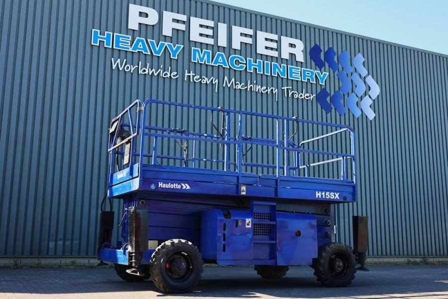 Haulotte H15SX Diesel, 4x4 Drive 15 Working Height, 500kg C - Ножничный подъемник: фото 1 Haulotte H15SX Diesel, 4x4 Drive 15 Working Height, 500kg C - Ножничный подъемник: фото 1