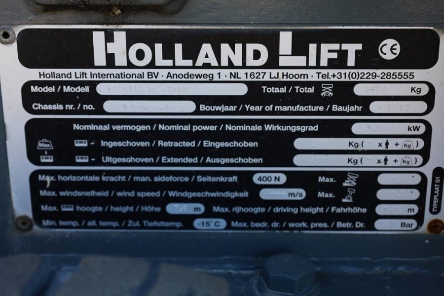 Ножничный подъемник Holland Lift Ecostar HL-7810 Electric, 10m Working Height, 450k: фото 6