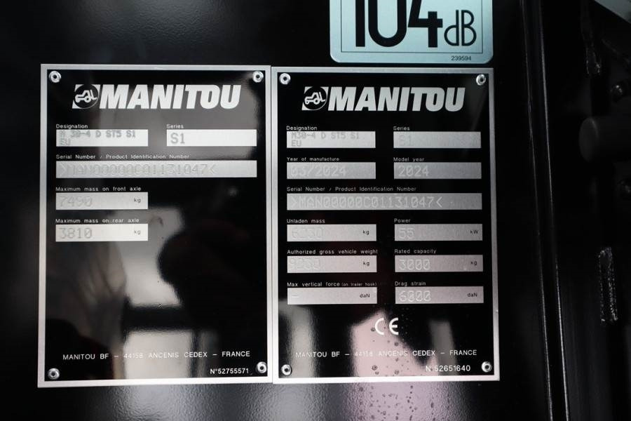 Внедорожный погрузчик Manitou M30-4 Valid inspection, *Guarantee! Diesel, 4x4 Dr: фото 6